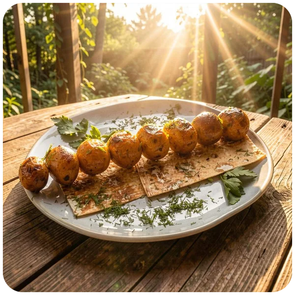 Картофель на мангале — блюдо Вкусного Дома