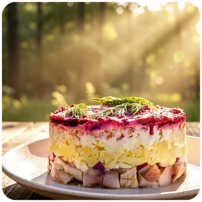 Салат «Селедка под шубой» — Вкусный Дом
