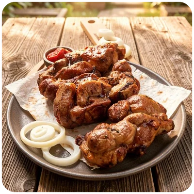 Шашлык из свиной шеи — Вкусный Дом
